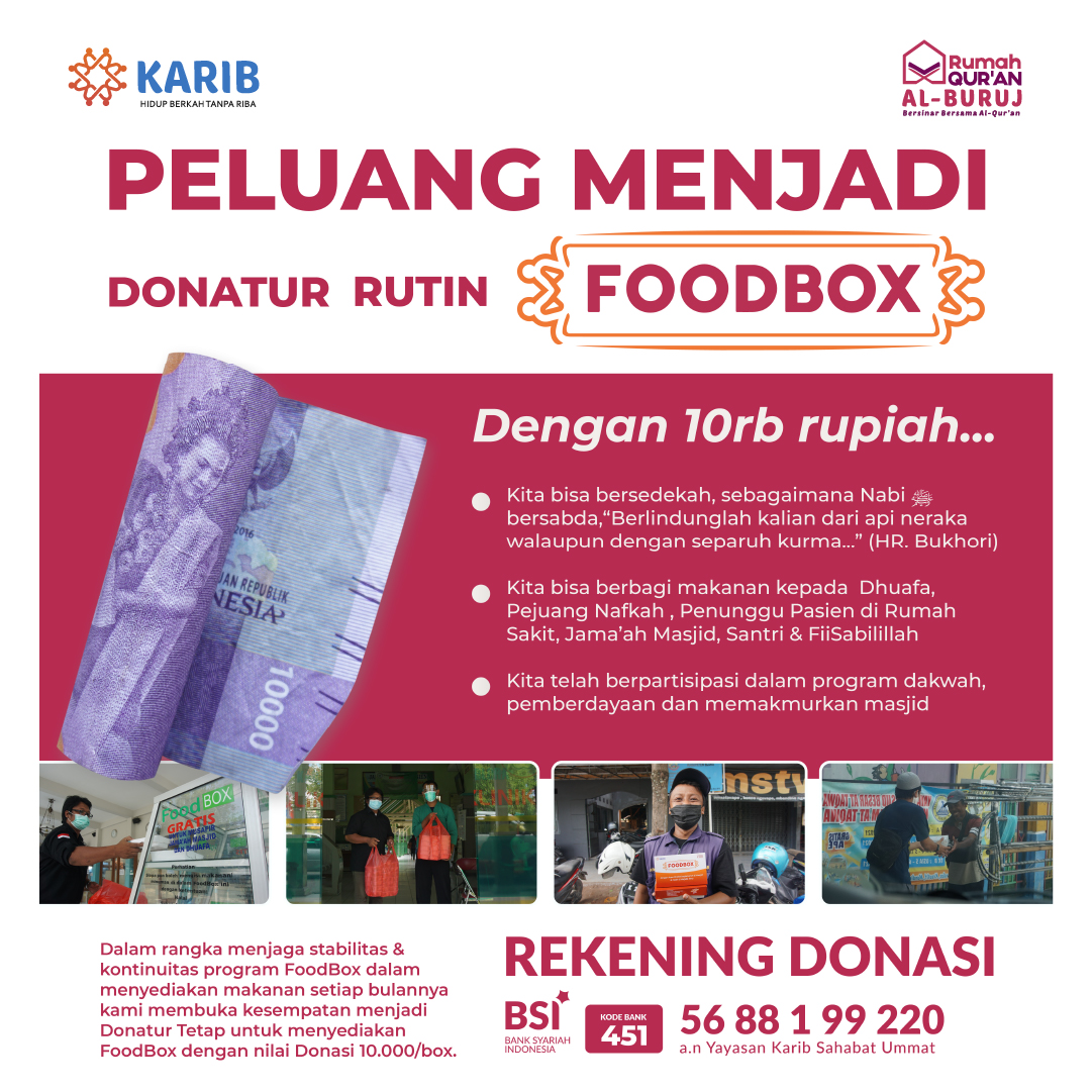 Donatur Tetap FoodBox