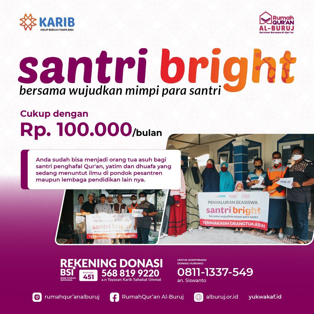 Beasiswa Santri Bright