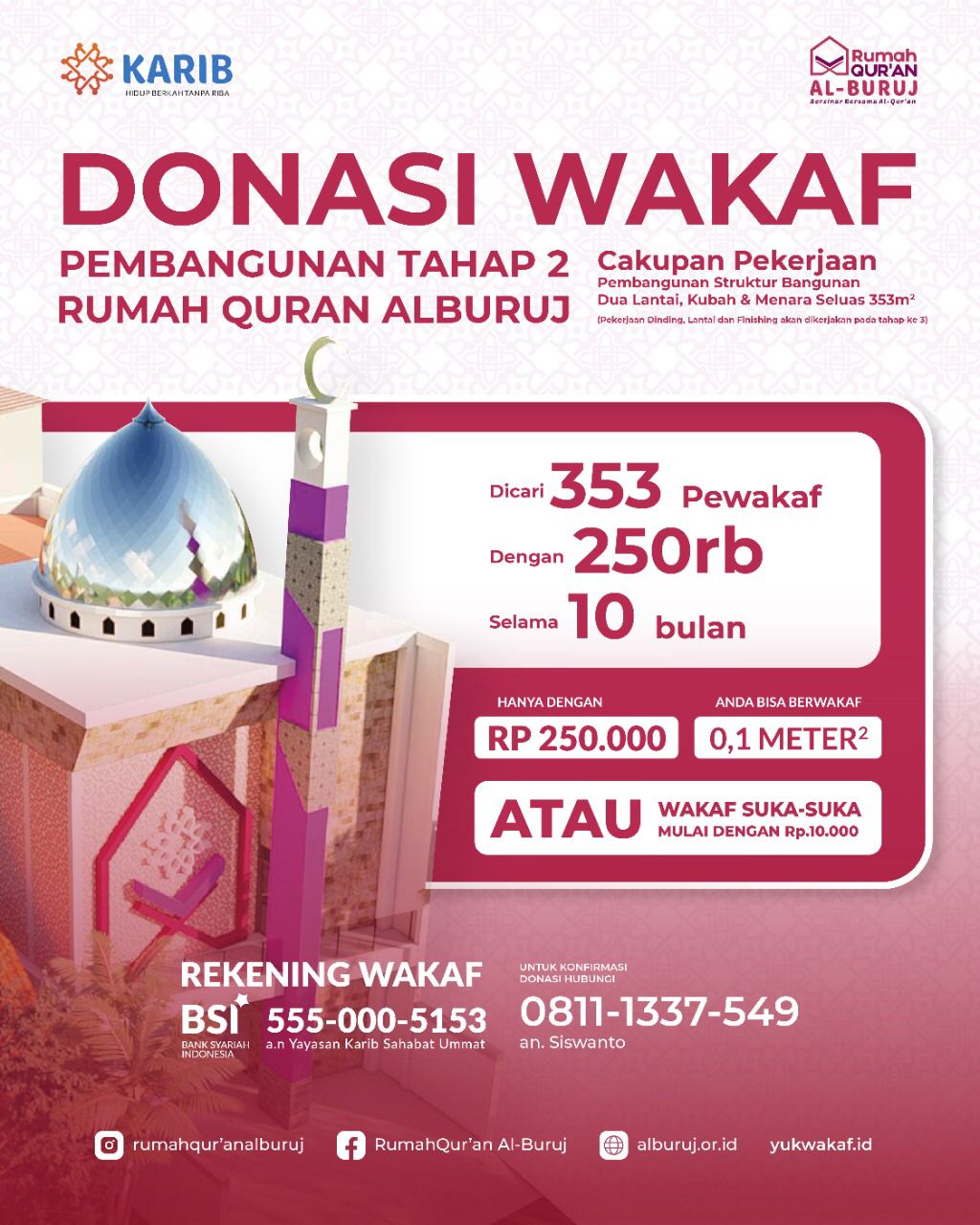 PEMBANGUNAN RUMAH QUR'AN TAHAP 2